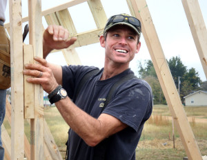 Matt Humphrey Building Home in Mississippi for Habitat for Humanity